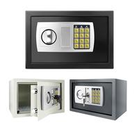 Home Safe Key Safe Home Digital Safe Electronic Cabinet Safes Cash Box Wall Safe with Key, 8.5L Safe Box Wall Mounted Fireproof Safe Money Box for Home Office Hotel - 19.5Dx31Wx19.5H cm (Black)