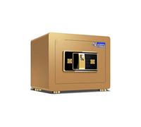Home Safe Small Value Safe Yellow Digital Keypad Volume Wall or Floor Mounted Fingerprint Lock High-end Secrecy Fingerprint Unlock Black
