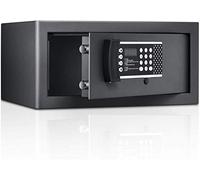Home Safe Small Value Safe Yellow Digital Keypad Volume Wall or Floor Mounted High Density Alloy Steel Double Alarm Integrated ing Technology Welding Anti-pry Board Added Behind The Door.
