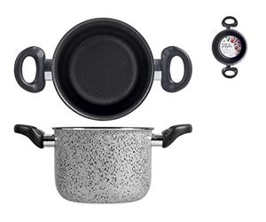 Home Salt Peper Pan, 16 cm, Aluminium, black/grey