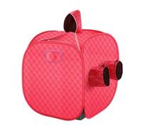 Home Sauna Kit, Portable Folding Steam Sauna SPA Room Tent Without Steamer for One Person Or Two People, Weight Loss Full Body Slimming(Two Person Red)