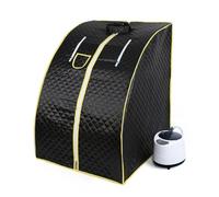 Home Sauna Kit, Portable Sauna Household Steam Room, Beneficial Skin 2.0L Machine, Slimming Bath SPA Health Simple Joint Steel Frame(1)