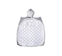 Home Sauna Kit, Portable Steam Sauna Tent, SPA Room Box Without Steamer for One Person Or Two People Weight Loss Full Body Slimming No Steamer(1 Person Silver Pink)