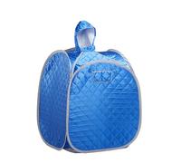 Home Sauna Kit, Portable Steam Sauna Tent, SPA Room Box Without Steamer for One Person Or Two People Weight Loss Full Body Slimming No Steamer(1 Person Blue)