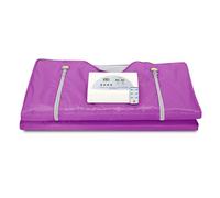 Home Sauna Kit, Upgraded Sauna Blanket, 2 Zones FIR Digital Oxford Sauna Heating Blanket, Weight Loss Body Shaper Detox Therapy Anti-Aging Beauty(Purple)