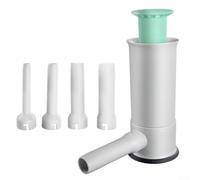 Home Sausage Filling Machine Featuring 4 Stuffing Tubes for Perfectly Sized Sausages Every Time (A)