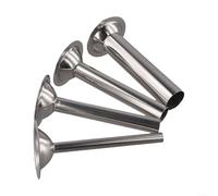 Home Sausage Making Kit 4pc Stainless Steel Funnels
