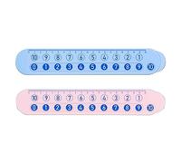 Home School Number Matching Ruler Number Toys Digital Disassembly Addition Slide Math Learning Tool Digital Addition and Subtraction Calculator Numbers