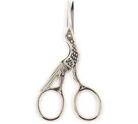 Home Scissors Gold 3.6 Inch, Vintage Stork Sewing Scissors Small Embroidery For Crafting Threading Detail Decorative Scissors Attractive and fashion
