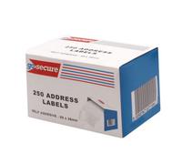 Home Secure Gosecure Self Adhesive Address Labels (6 Packs Of 250)