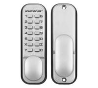 Home Secure™ Keyless Mechanical Code Door Lock - Push Button Combination Door Lock for Internal & External Doors, Reversible Left or Right, Weather-Resistant