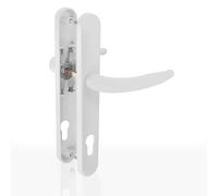 Home Secure™ UPVC Door Handles 211mm. 92mm PZ. External Replacement Door Handle - White