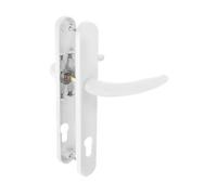 Home Secure White Upvc Door Handles - Lever Lever - 211mm