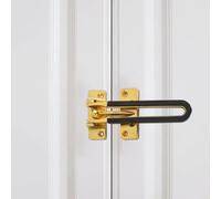 Home Security Door Latch with Anti Rust Zinc Alloy Quiet and Smooth Operation for Your Peace of Mind (Bronze)