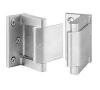 Home Security Door Lock, 2 Pack Child Proof Door Reinforcement Lock with Upgraded 3''Stainless Steel Screws for Inward Swinging Door, Privacy Door Latch Defend Home and Hotels