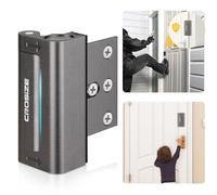 Home Security Door Lock, Upgraded Metal Door Lock 3 Inch Supports 800 lbs Impact for Interior Swing Doors, Defender Security Door Lock, Prevent