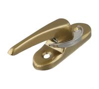 Home Security Doublesided Installation Safety Lock Hardware Stainless Steel Bidirectional Sash Lock with Multicolour for Options (Gold)