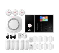 Home Security Systems WIFI+4G GPRS Wireless Home Office Building Factory Burglar Security Alarm System APP Remote Control(GT-008-4G-PG108-J.)