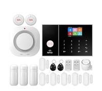 Home Security Systems WIFI+4G GPRS Wireless Home Office Building Factory Burglar Security Alarm System APP Remote Control(GT-008-4G-PG108-D.)