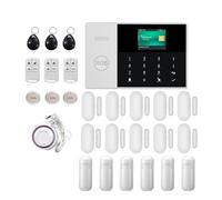 Home Security Systems WIFI+GSM GPRS APP Remote Control Home/Office/Factory Wireless Burglar Security Alarm System(GT-013-GSM-PG105-N.)