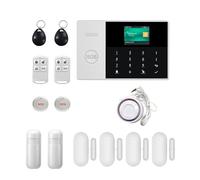 Home Security Systems WIFI+GSM GPRS APP Remote Control Home/Office/Factory Wireless Burglar Security Alarm System(GT-013-GSM-PG105-B.)