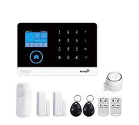 Home Security Systems Wireless WIFI GSM Home Security Alarm System For Smart Life House App Control Burglar Host Kits(Set-C)