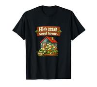 Home Seed Home Plant Parent Cottagecore Terrarium Art T-Shirt