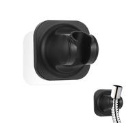 Home Self-Adhesive Wall-Mounted Shower Head Holder - Black