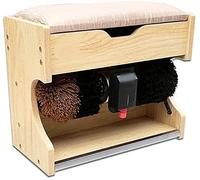Home Shoe Shine Machines Automatic Shoe Cleaning Machine Electric Shoe Shine Machine Multi-Brush Polisher Storage Box for Shoe Cleaner for Home or Public use