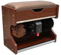 Home Shoe Shine Tools Automatic Electric Shoe Polishers Multifunctional Automatic Shoe Polisher Change Shoe Bench Storage Box Shoe Shine/Polishing/sit/Storage for Home Hotel Entertainment (Large)
