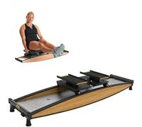 Home Ski Simulator, Compact Fitness Equipment for Cardio & Strength, Works 80% Muscle Groups, Includes Mat & Poles, 40db Low Noise Magnetic System Max User Weight 150kg/330lb(A)