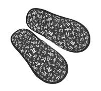 Home Slipper Funny Mathematical Happy Pi Day Warm Slipper Breathable Scuff Slippers Comfortable Fluffy Slippers For Hotel Travel Bedroom L