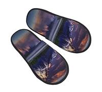 Home Slipper Grand Teton National Park Warm Slipper Classic House Shoes Comfortable Scuff Slippers For Party Bedroom Hotel M