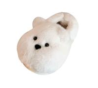 Home Slippers For Women - Cozy Indoor Slippers For Home Shoes With Cute Bear Design Comfortable Heel Coverage Soft Fleece Winter Footwear