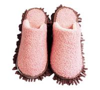 Home Slippers Men Cotton,Comfortable Autumn Winter Slippers for Women with Slip-on Design Thick Inner Removable Cleaning Pad for Easy Care and Everyday Glow (Red, 4.5)