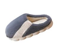 Home Slippers - Women's Comfortable Slipper Chic Shoes Slip On Slippers Simple Slippers Silent Slippers Slip On Casual Slipper Large Size Slippers, Dark Gray, 9.5 UK