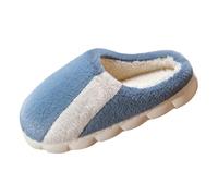 Home Slippers - Women's Comfortable Slipper Chic Shoes Slip On Slippers Simple Slippers Silent Slippers Slip On Casual Slipper Large Size Slippers, Light Blue, 9 UK