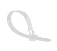 Home.smart 100 X Natural Releasable Cable Ties 150mm X 7.6mm Reusable Wire Tidy Zip Wrap Straps