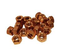 Home.smart 20 x Copper Flashed Exhaust Manifold Nuts M8 x 1.25 Pitch High Temperature