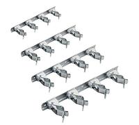 Home Smart 4 x Adjustable Spring Loaded 28cm Tool Clip Bars Storage for Garden & Work Tools