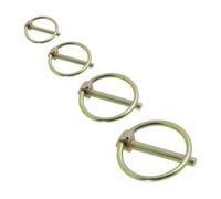 Home.smart 5 X Linch Pins 10 X 45mm Plated Retaining Fixings For Trailers & Machinery