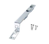 Home.smart Flush Bolt Door Lock Polished Chrome 150mm Lever Slide Action for Double Doors