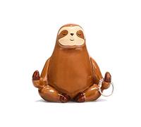 HOME SMILE Ceramic Sloth Dog Ring Holder, Funny Sloth Jewelry Holder Stand Engagament Wedding Birthday Christmas Gifts, Ceramic