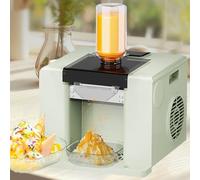 Home Snowflake Ice Machine, Korean Bingsu Shaved Ice Machine with Automatic Cleaning, Cool Slushie Maker, 60kg/24H, Touch Screen for Parties, Desserts Shops, Restaurants,White