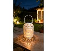 Home Solar White Lantern
