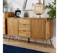 Home Source Acadia Industrial Wooden Sideboard Cabinet Storage Unit