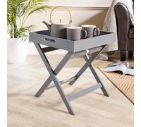 Alpine Butlers Side Table Home Source Grey One Size