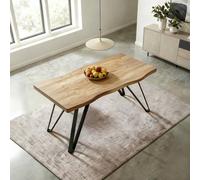 Home Source Arbore Contemporary Dining Set 120cm Table & Upholstered Chairs in Grey | Size: 5 Pack Home Source Grey 5 Pack