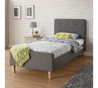 Home Source Ashbourne 3Ft Single Bed Grey