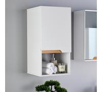Bathroom Cabinet Wall Mounted Storage Shelf Organiser Cupboard Vanity Home Source White One Size
